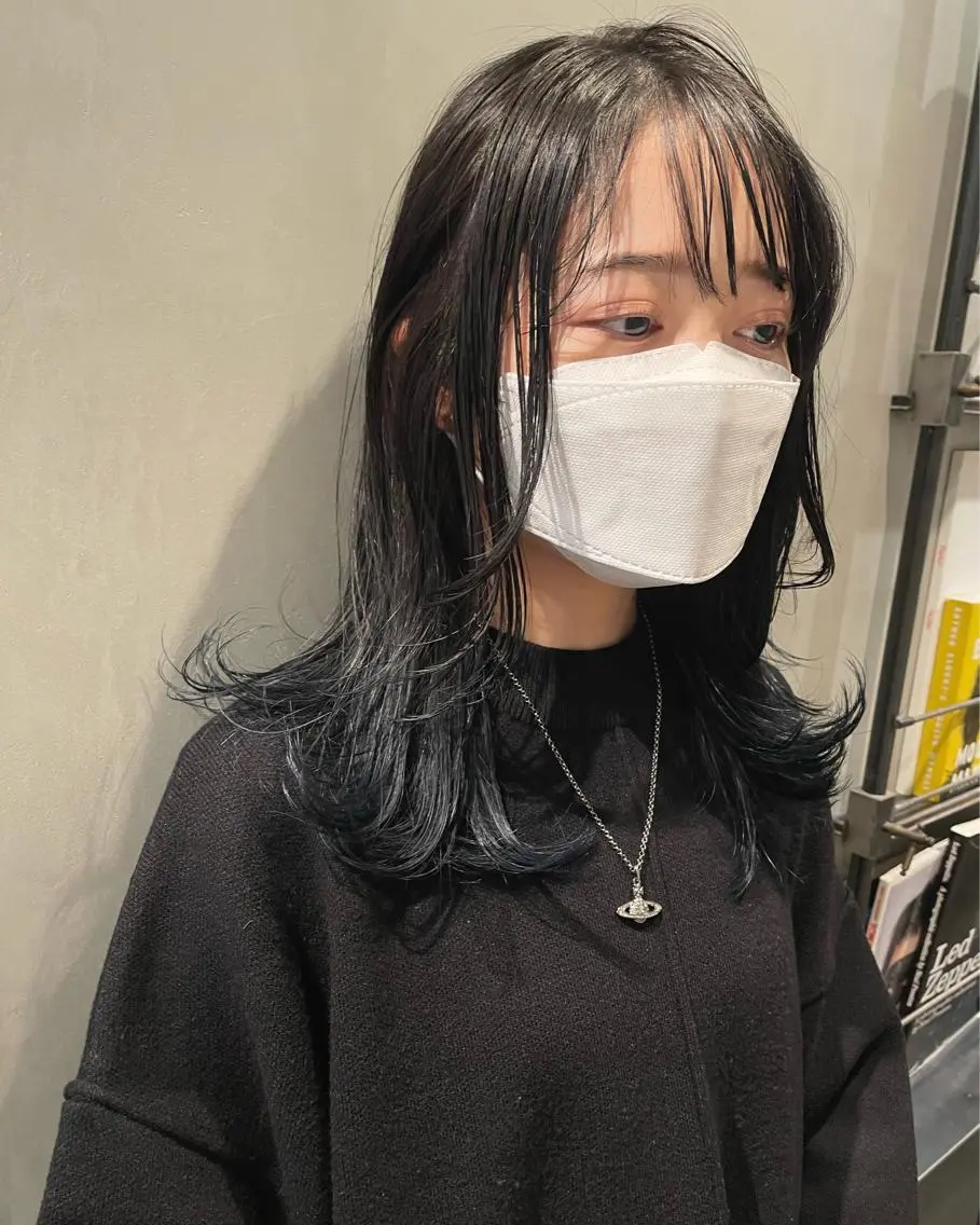 ミディアム カラー カット ヘアカラー トリートメント 優作 〜圧倒的信頼〜のヘアスタイル