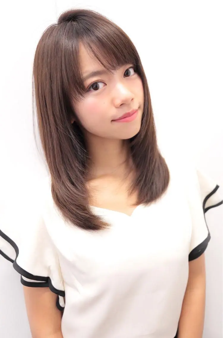 ミディアム カラー パーマ 髪質改善/縮毛矯正/ ボブ/槌矢圭悟のヘアスタイル