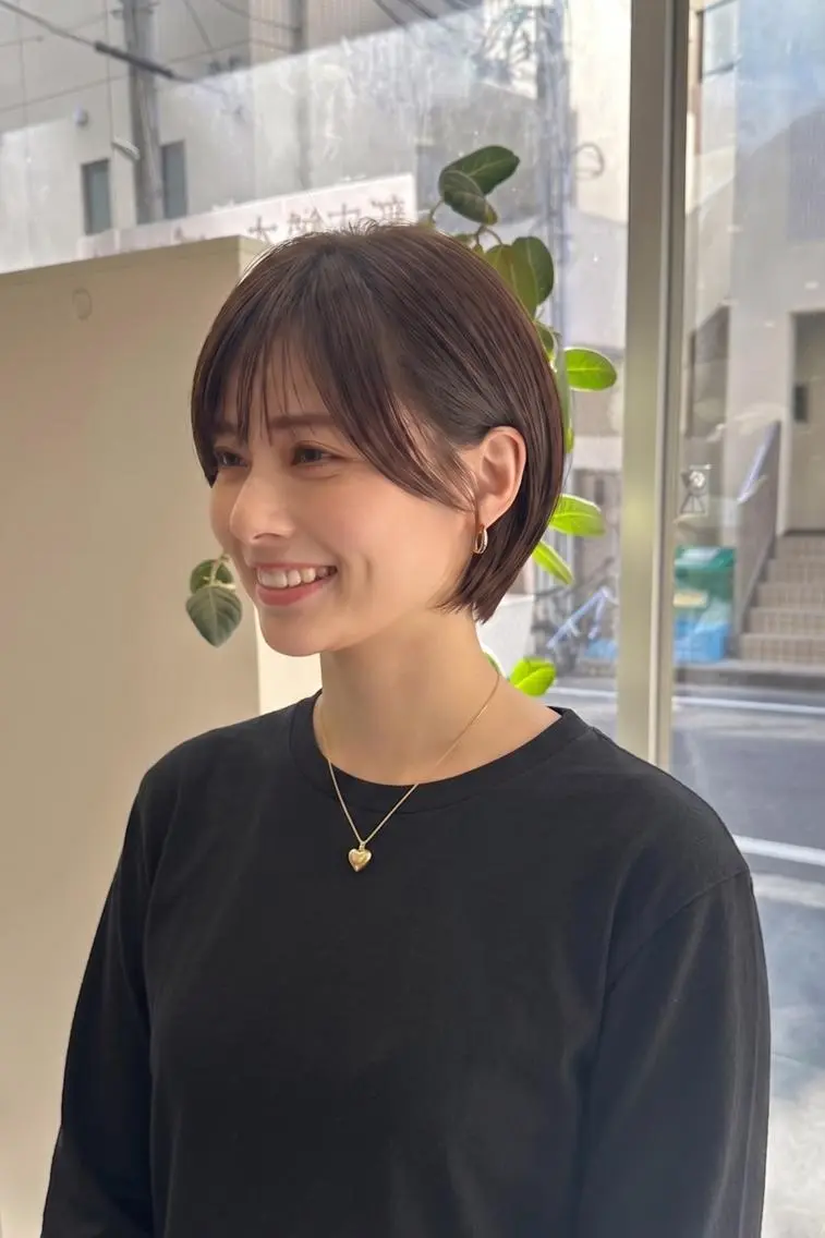 ショート tre.甲子園口店/ レイヤーカットのヘアスタイル