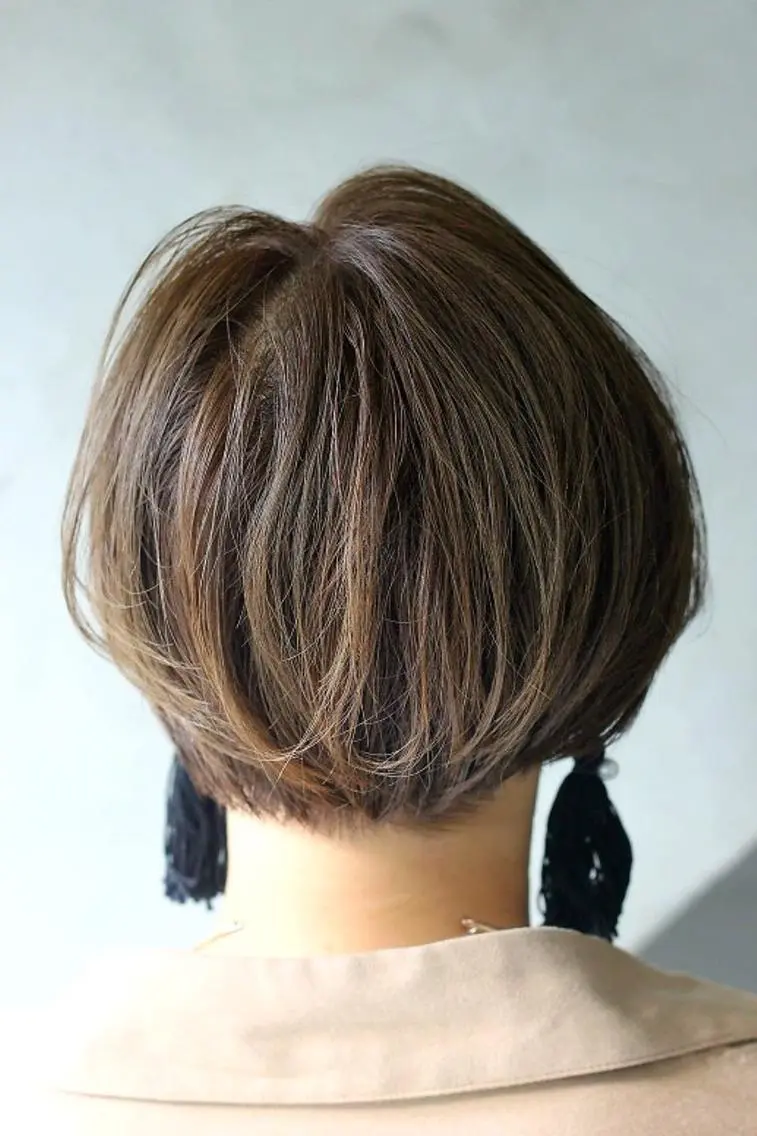 ショート カラー ヘアアレンジ 君野 彰治のヘアスタイル