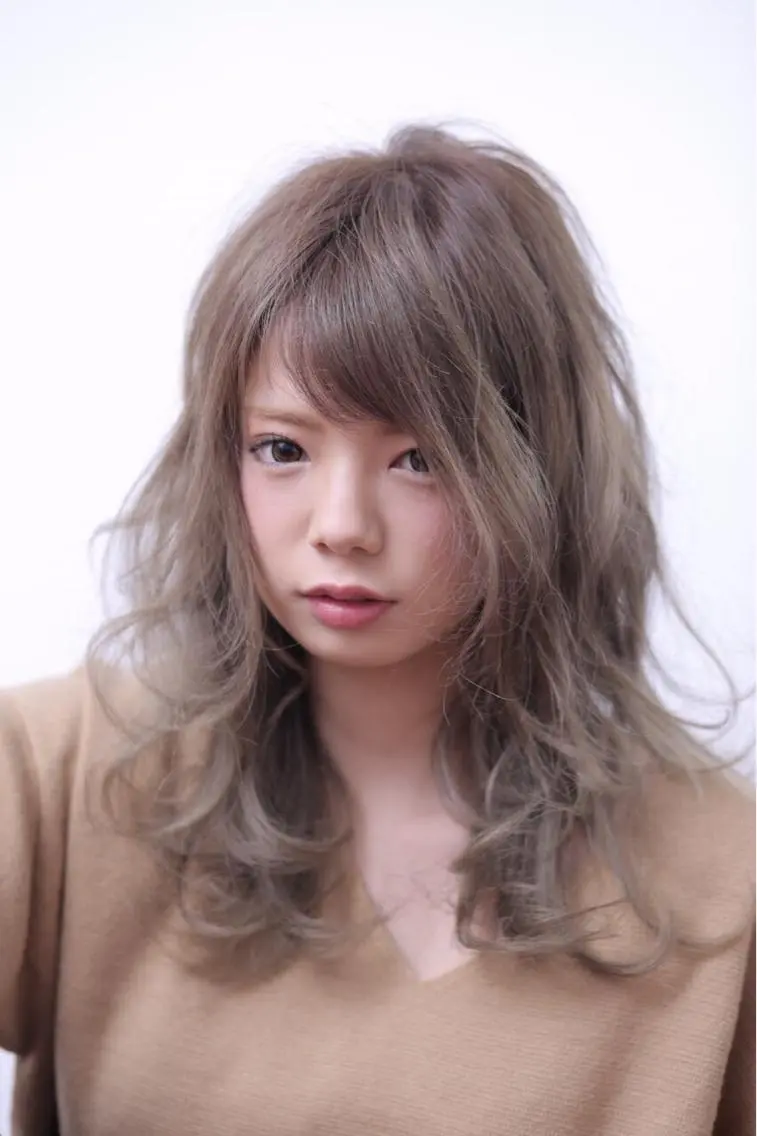 セミロング カラー 髪質改善/茅ヶ崎 マツモト リョウのヘアスタイル