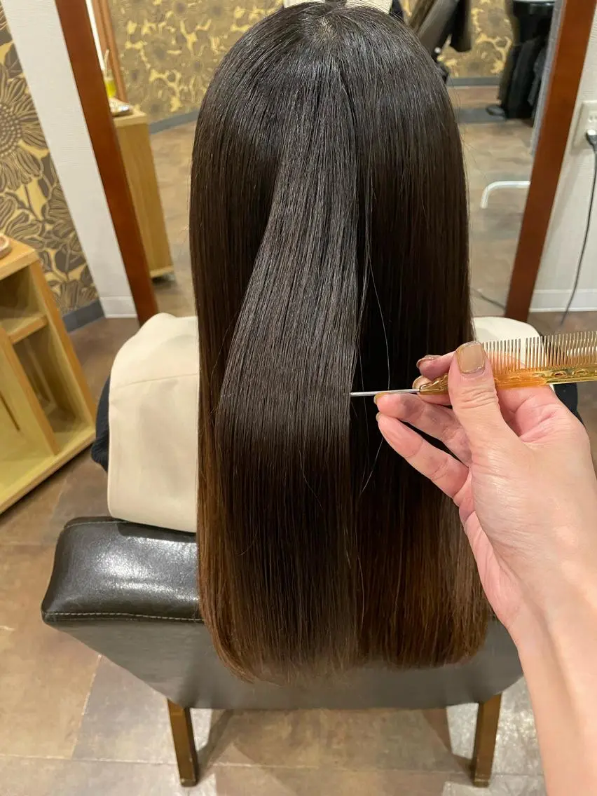 ロング 髪質改善 カット トリートメント 北九州美容室 🕊️わかな✂︎のヘアスタイル