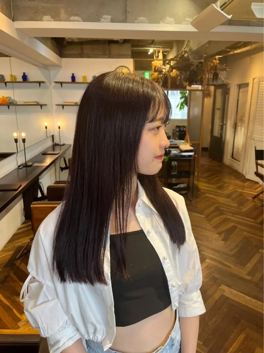 ロング カラー ヘアカラー sora / 渋谷 / ハイトーンのヘアスタイル