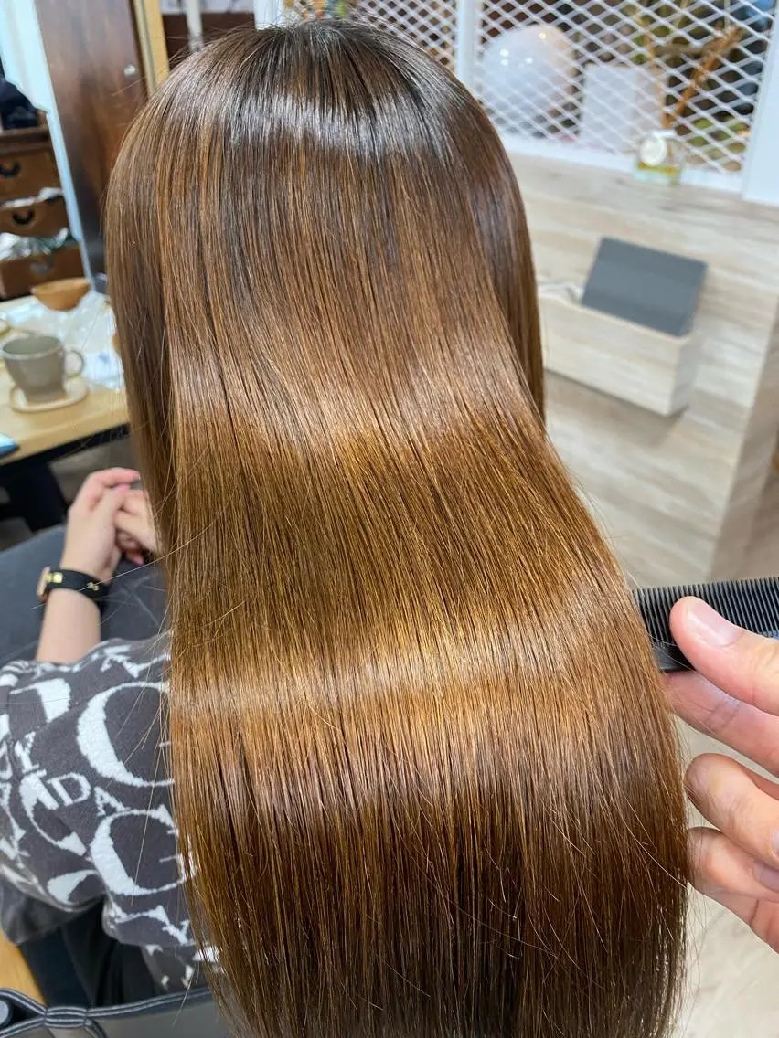 ロング 髪質改善 メンズパーマゆうひのヘアスタイル