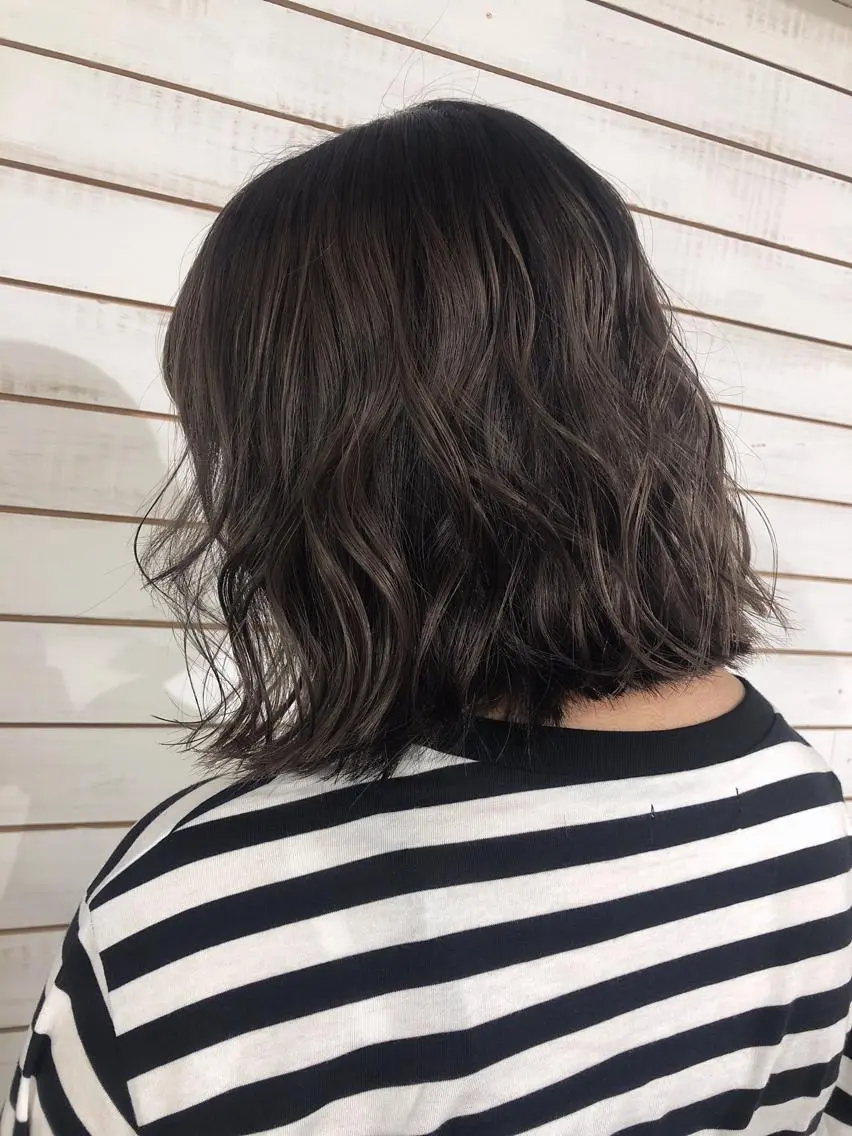 ショート 切りっぱなしボブ ボブ 🦋美髪/エクステ 🦋アベイクミのヘアスタイル
