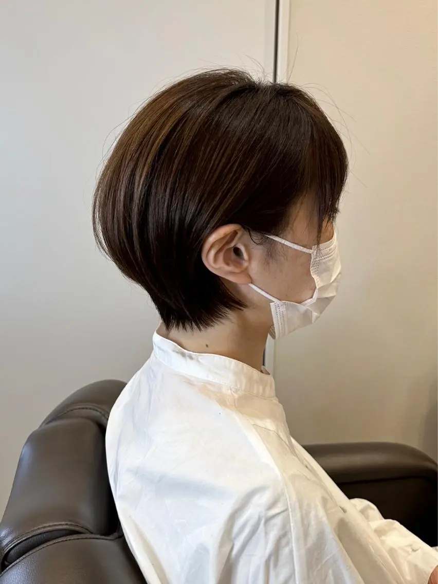 ショート 前田 加奈子のヘアスタイル