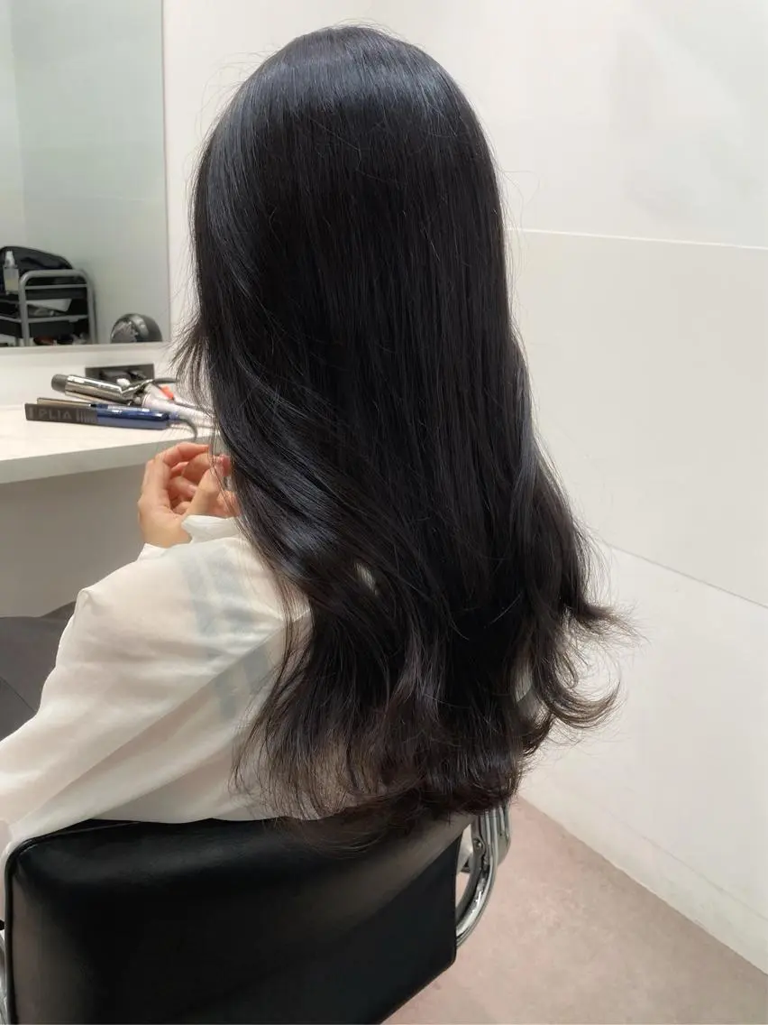 ミディアム カラー 韓国ヘア 店長NEGIのヘアスタイル
