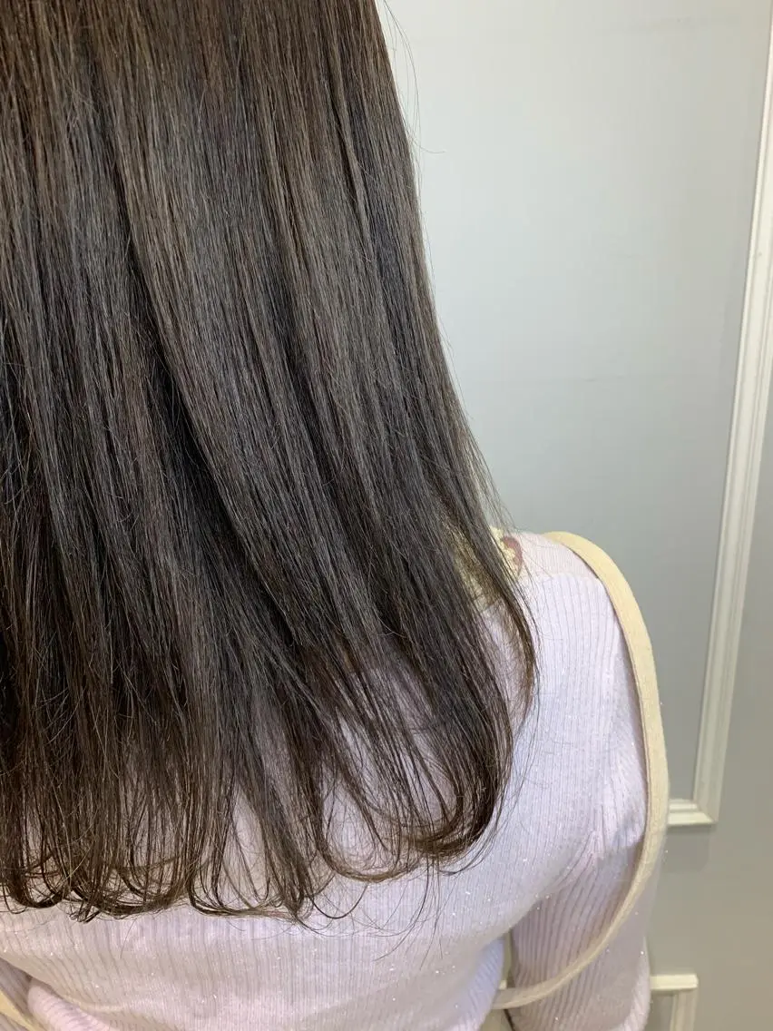 ロング カラー カット ヘアカラー トリートメント 🦖鶴岡 香純🦖のヘアスタイル