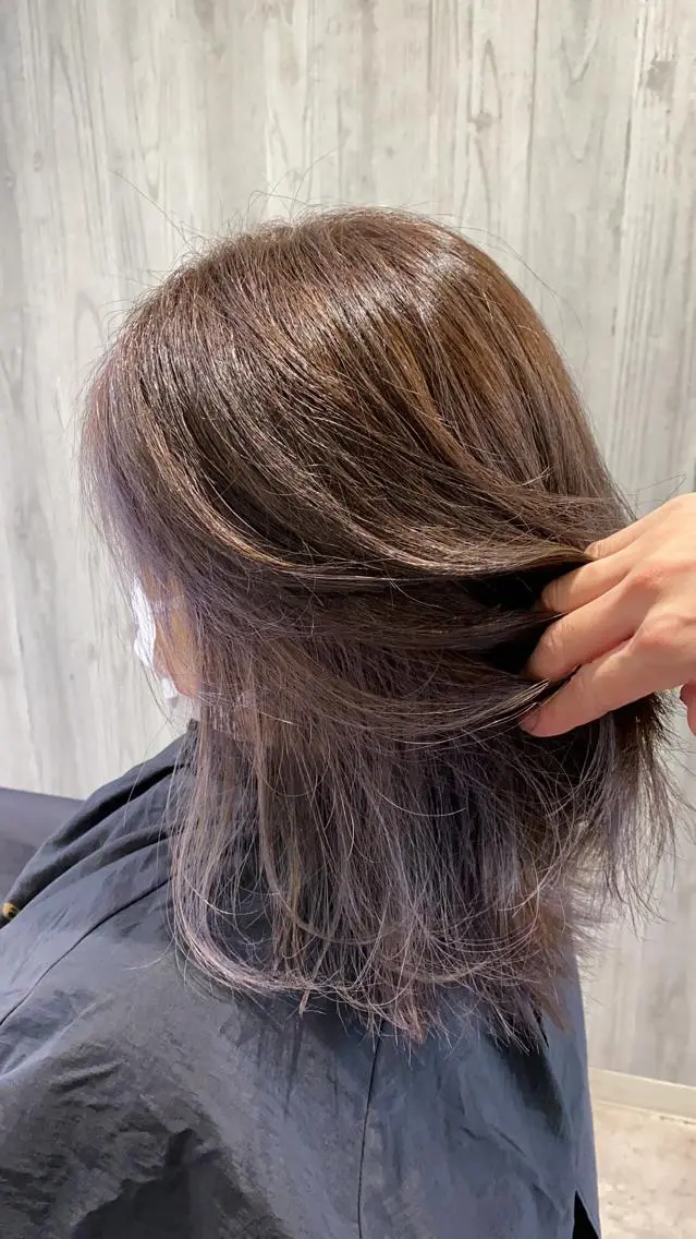 ミディアム カラー Renatus店長 金子裕美のヘアスタイル