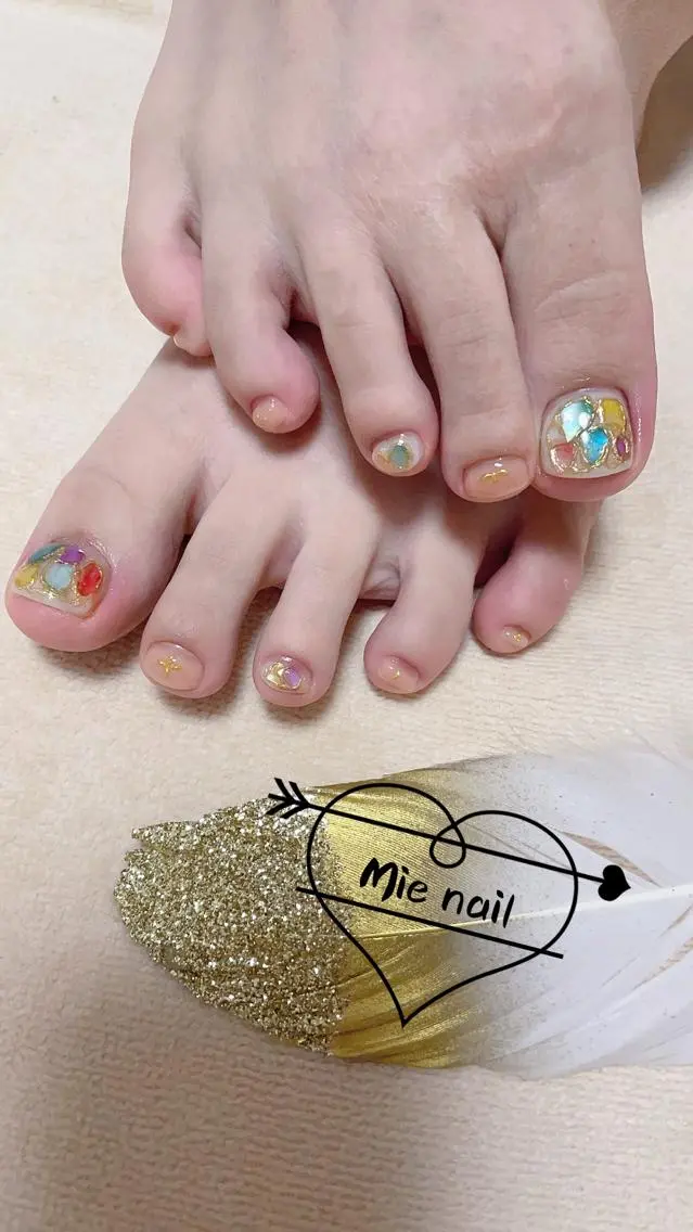 ネイル フットネイル Mie nailのネイルデザイン
