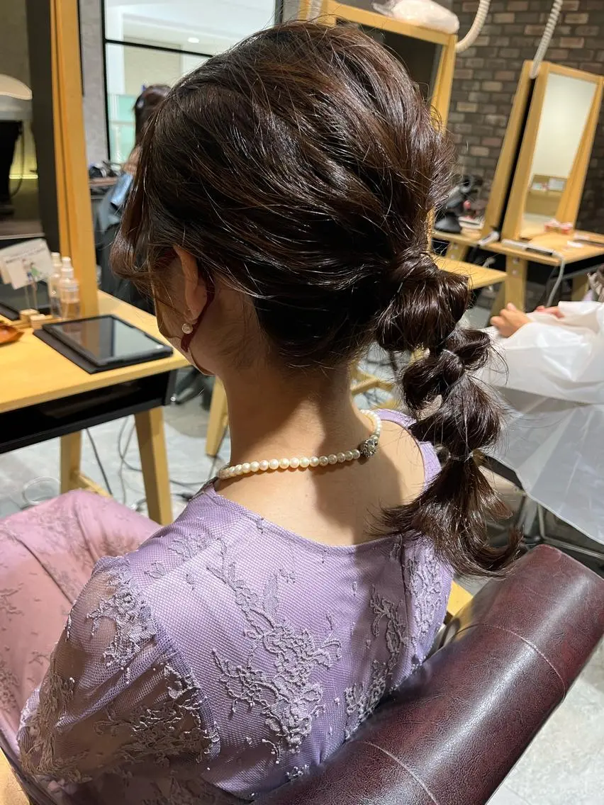 セミロング 阿部 玲奈のヘアスタイル
