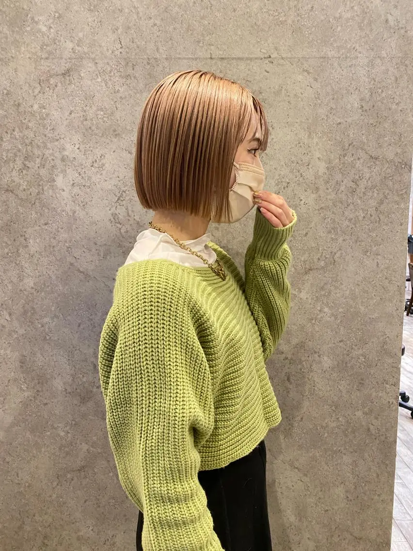 ショート ボブ 栗原 瑞稀のヘアスタイル