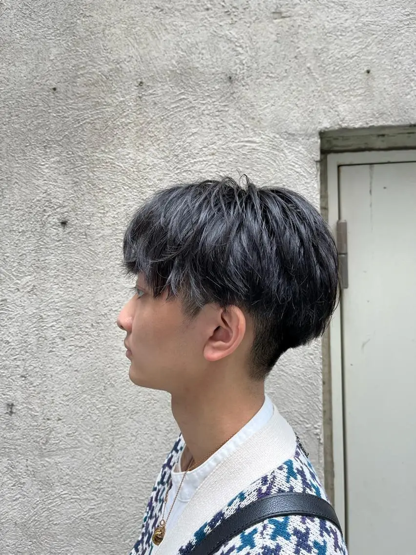 ショート パーマ メンズ カット パーマ トリートメント ヘアセット 🏆メンズヘア特化 🥇代表りんぺーのヘアスタイル