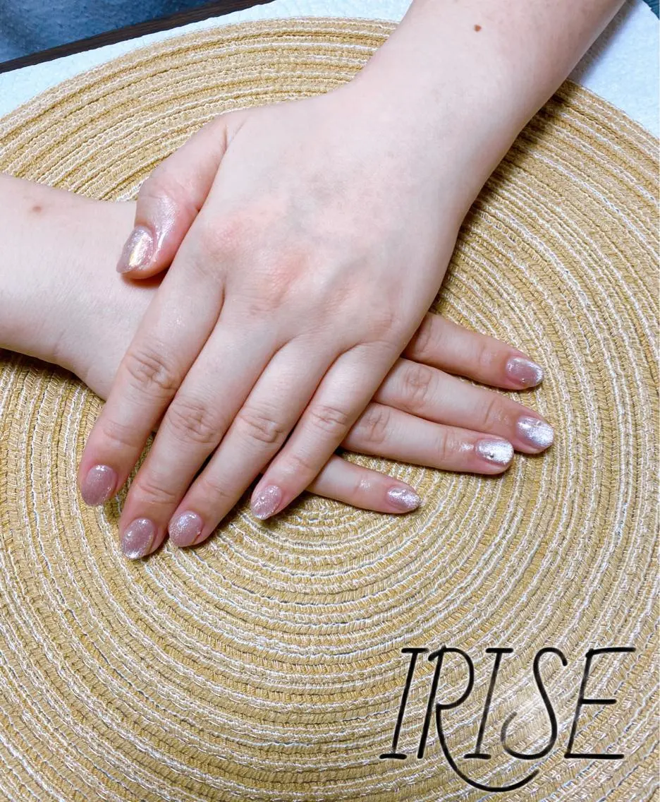 ネイル 持ち込み ショートネイル salon de iriseのマツエク・マツパデザイン