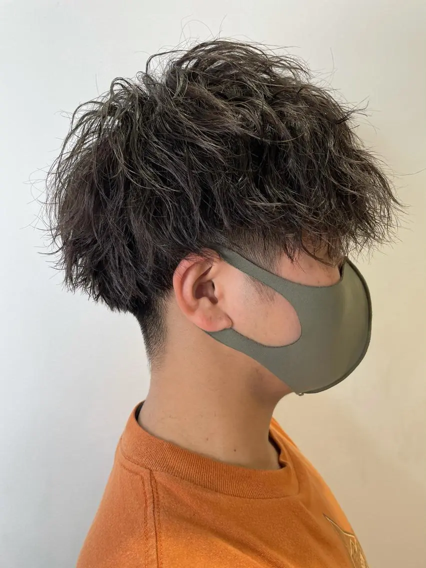 パーマ メンズ メンズパーマ ツイストスパイラルパーマ スパイラルパーマ メンズ指名no'1 佐藤　亘のヘアスタイル