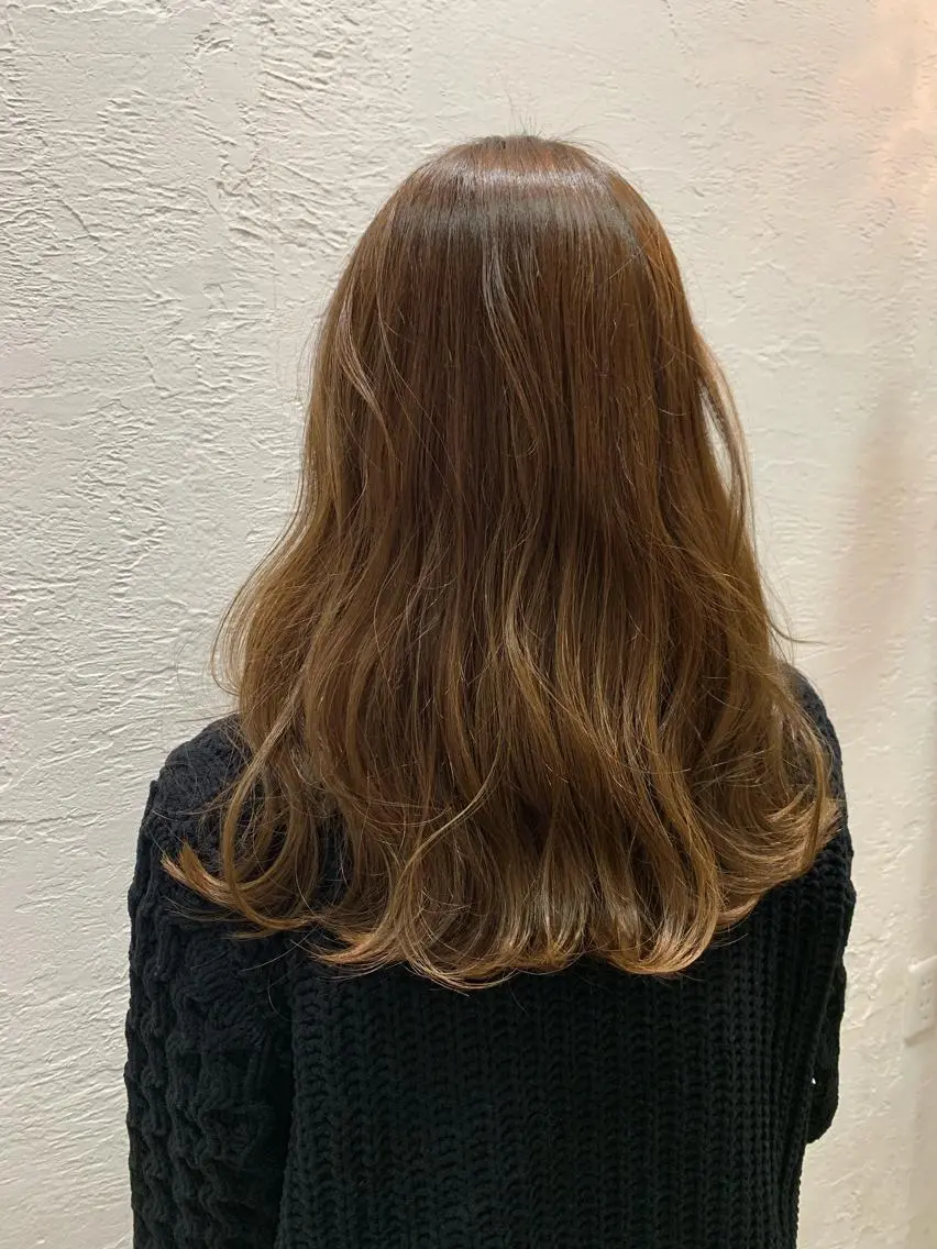 ロング カラー fio マナミのヘアスタイル
