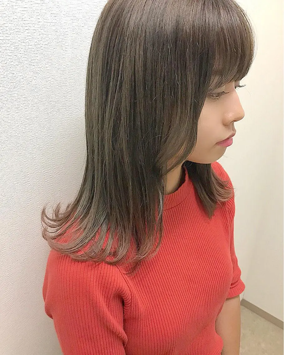セミロング カラー 🧡色落ちまで2度 楽しめる🧡ヨシキのヘアスタイル