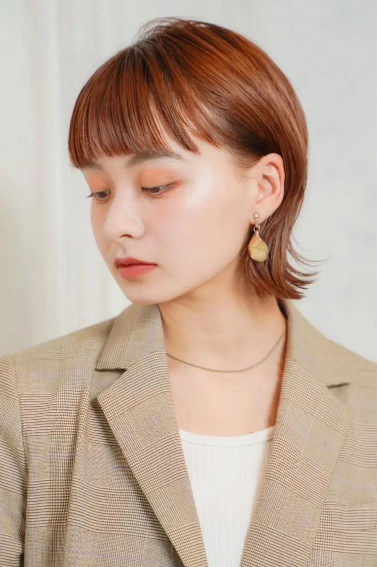ミディアム カラー カット Ayano 🫧のヘアスタイル