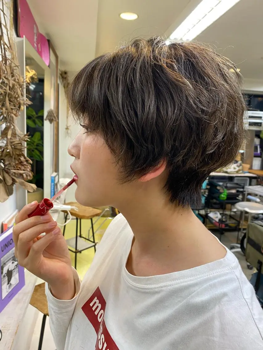 ショート ハイライト ショートヘア Moca 〰️のヘアスタイル