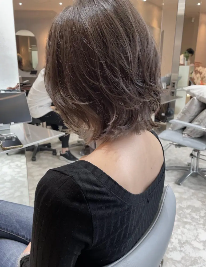ショート ボブ くびれヘア レイヤーカット YUKI / レイヤーカット🤍のヘアスタイル