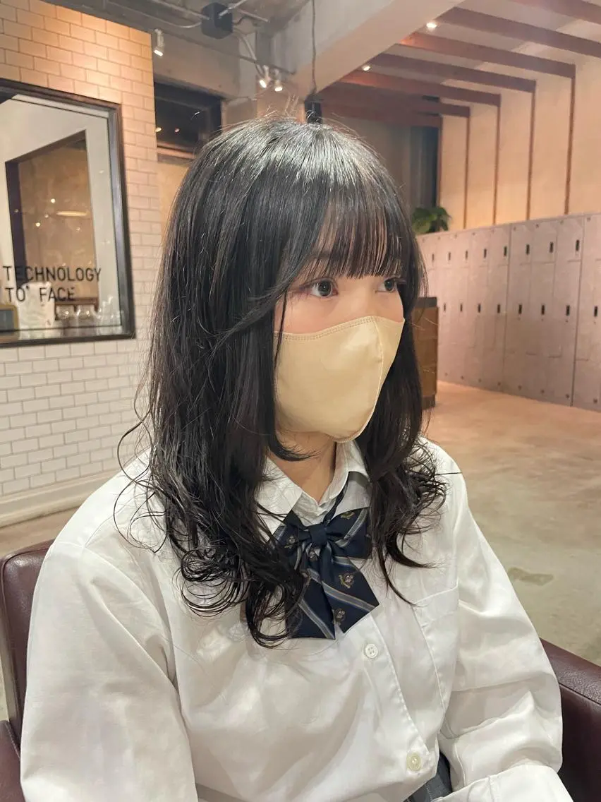 ロング パーマ 高橋 りかのヘアスタイル