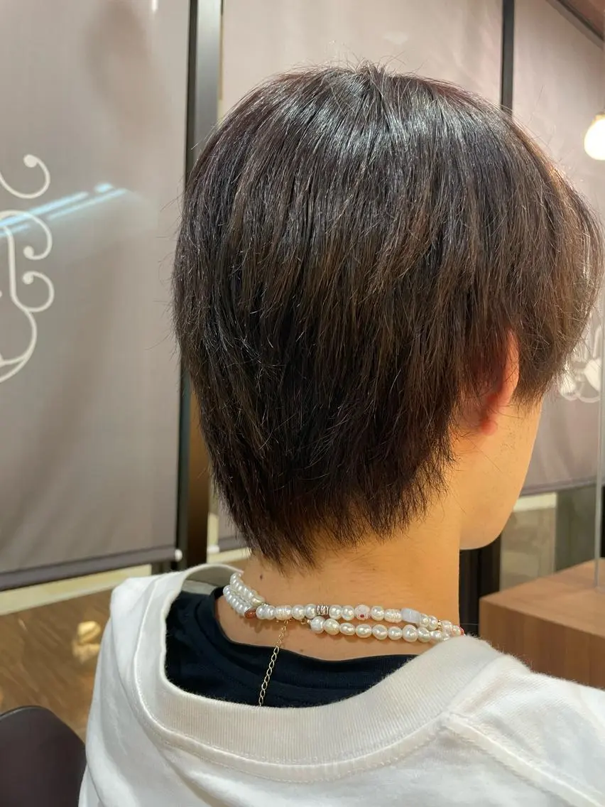 ミディアム メンズ カット ヘッドスパ EIGHT たまプラーザ三浦直輝のヘアスタイル