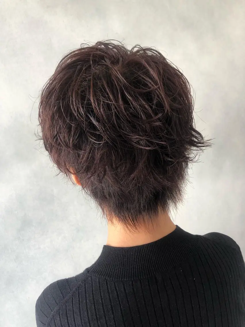 ショート ピンクブラウン 透明感カラー/メンズ 特化kazumaのヘアスタイル
