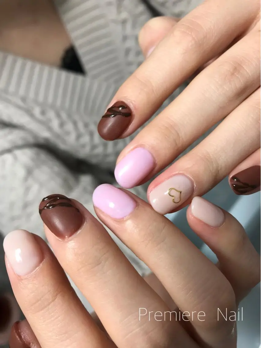 ネイル バレンタイン Premiere Nail商店街店のネイルデザイン