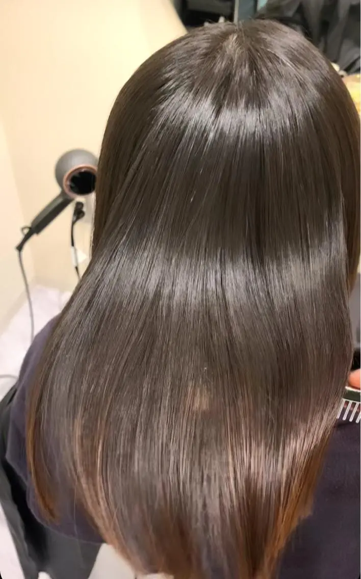 ミディアム カット ヘアカラー トリートメント 丹野 圭太のヘアスタイル