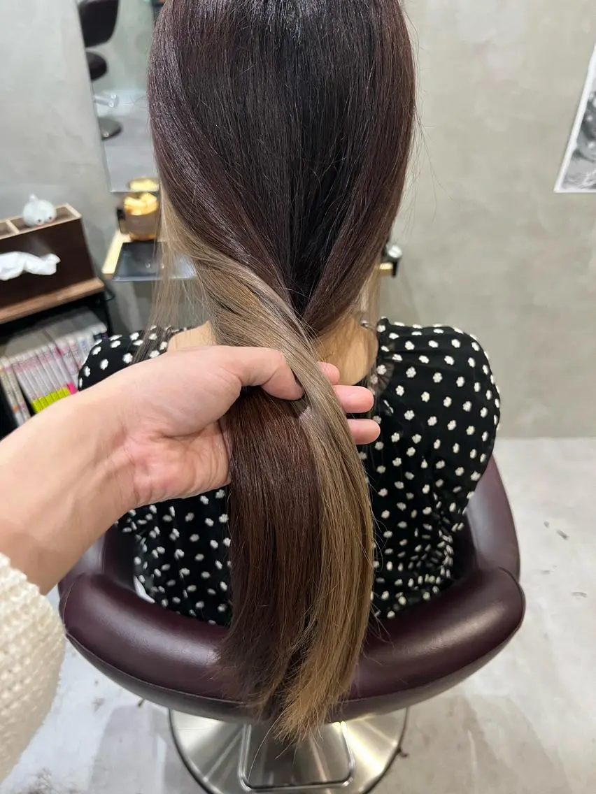 ロング ヘアカラー トリートメント インナーカラー🦔 🐾KEISUKEのヘアスタイル