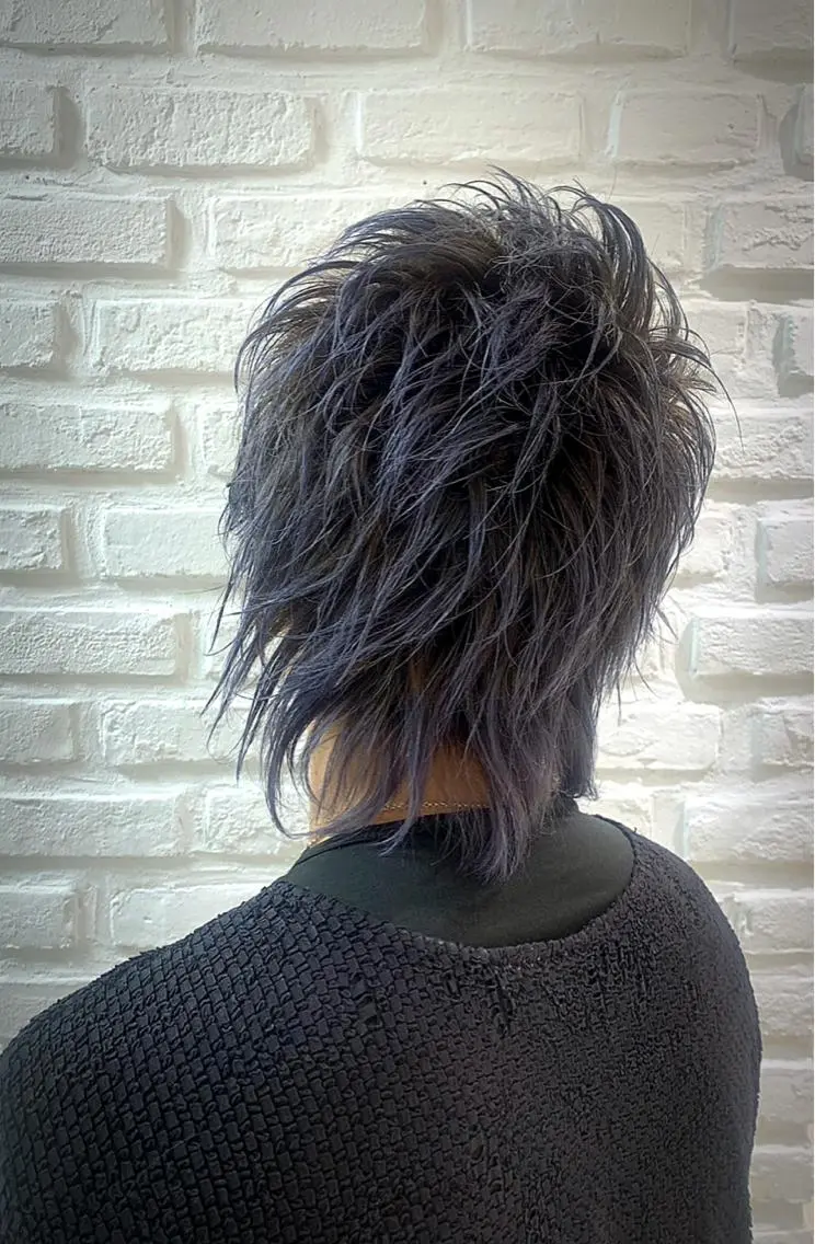 ショート カラー メンズ メンズブリーチ メンズハイトーン ブリーチ ブルーカラー ブルージュ 【髪質改善】 kasumi🌷🌷のヘアスタイル