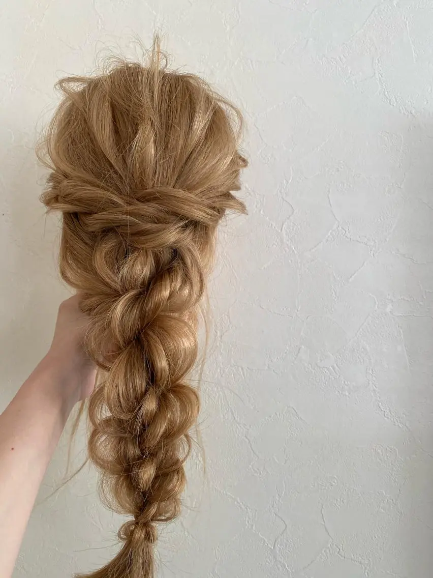 ヘアアレンジ カット ヘアカラー トリートメント 永沼 真依のヘアスタイル