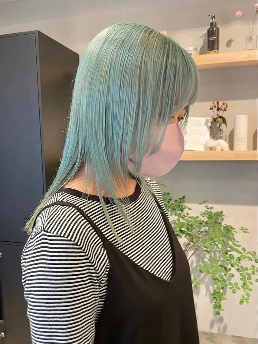 ミディアム カラー hazuki 🌝のヘアスタイル