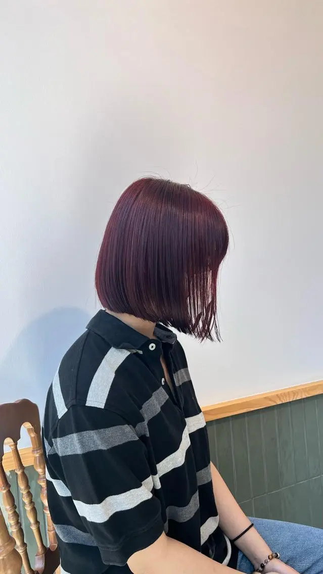 ショート カラー カット ヘアカラー トリートメント 赤みゼロ/透明感 カラー🌿KANTAのヘアスタイル