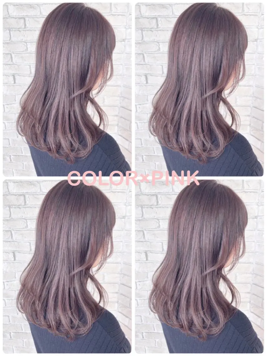 ヘアアレンジ あやか 白髪ぼかしハイライトのヘアスタイル