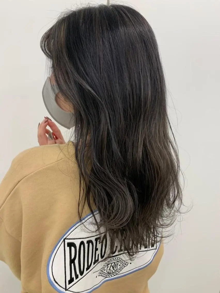 セミロング カラー ハイライトカラー ハイライト PAIR DAISUKEのヘアスタイル