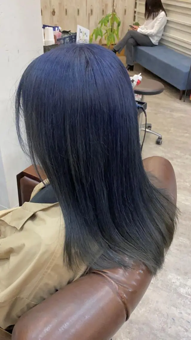ロング カラー ヘアカラー トリートメント 🟢NEGi🟣 🫧髪質改善のヘアスタイル