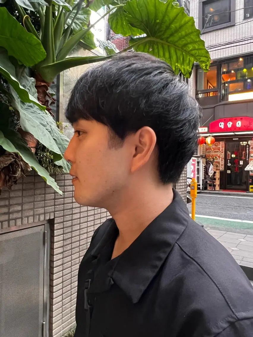 ショート メンズ マッシュ 刈り上げ くせ毛 トリートメント 澤井 佑果のヘアスタイル