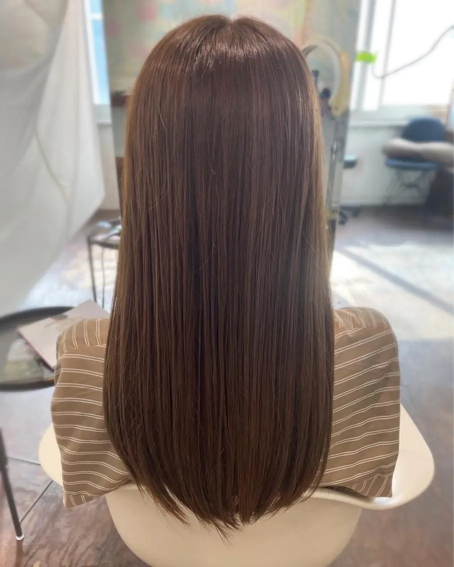 ロング カラー ヘアカラー トリートメント 韓国風◎　田中 勇也のヘアスタイル