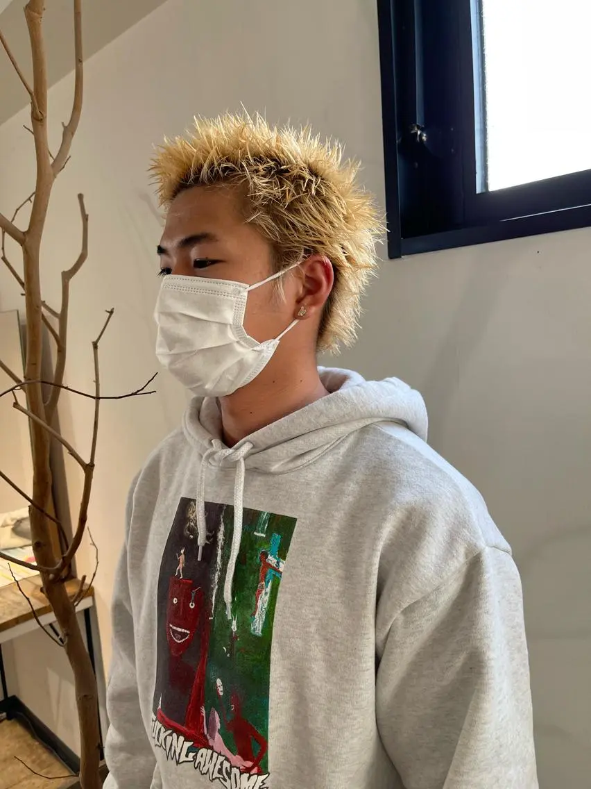ショート 外国人風カラー ハイライト レイヤーカット 似合わせカット ショートヘア メンズケアブリーチ 特化🔥村田のヘアスタイル