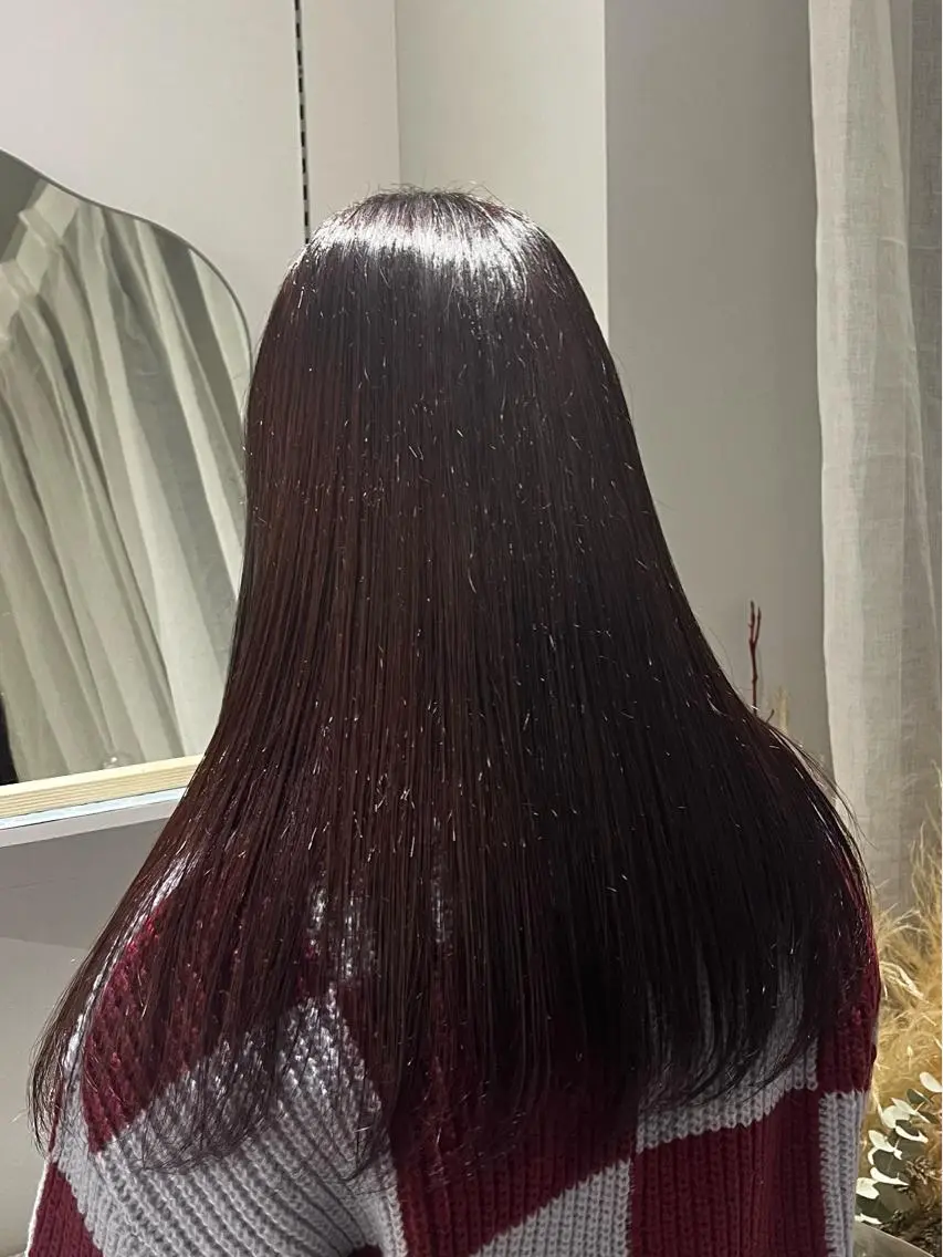 カラー 髪質改善カラー cipre 唯舞のヘアスタイル