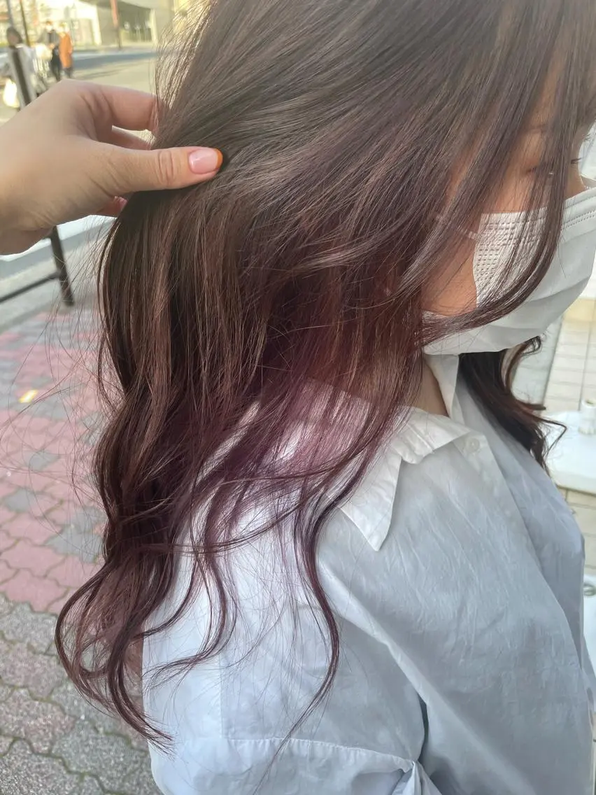 ロング 中村 彩音のヘアスタイル
