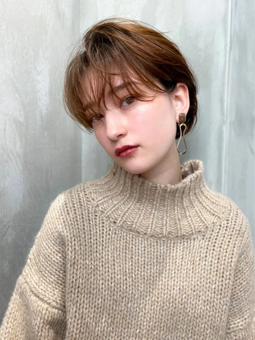 ショート カラー カット ヘアカラー トリートメント 🉐レイヤー/塩見 弘樹🉐渋谷のヘアスタイル