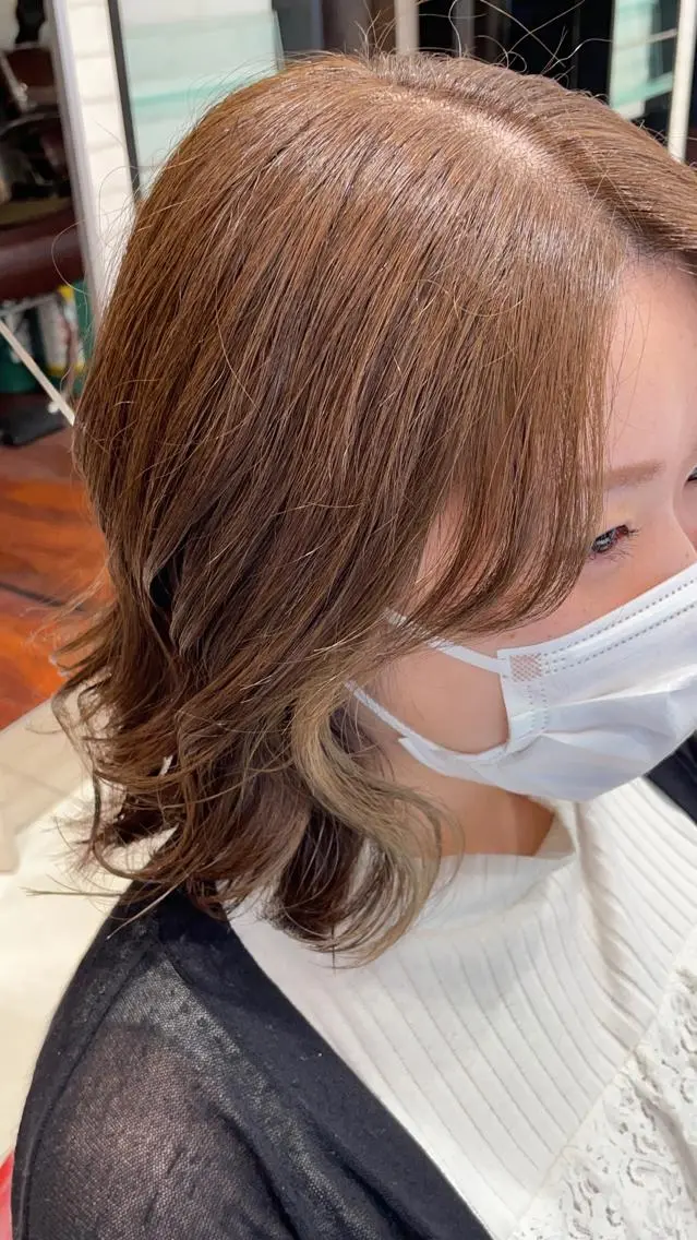 カラー ヘアカラー トリートメント EARTH 山﨑龍馬のヘアスタイル