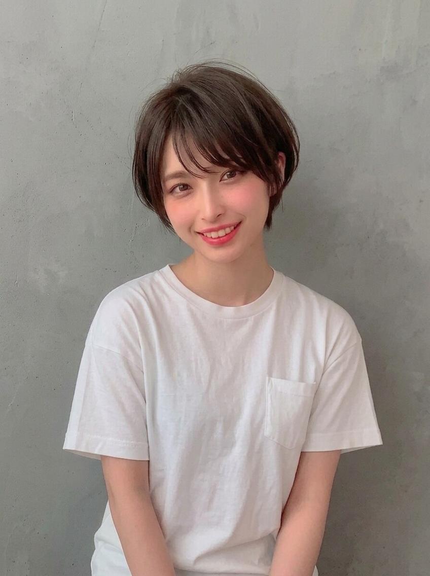 ショート カラー カット ヘアカラー ショート◎縮毛◎ Mirareee横浜のヘアスタイル