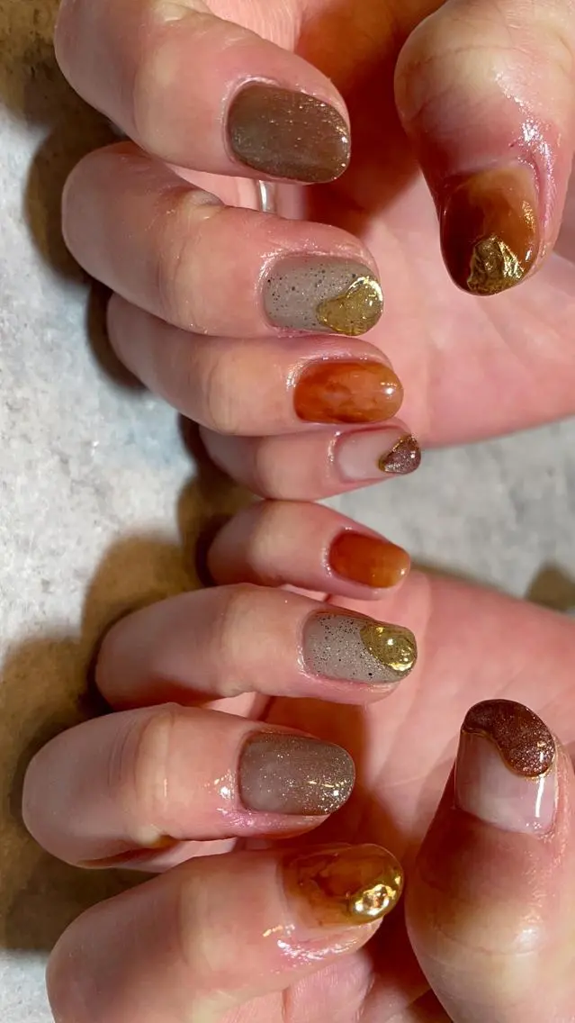 ネイル フットネイル ジェルネイル マットネイル ミラーネイル ニュアンスネイル ハンドネイル nail salon ラピスラズリのネイルデザイン