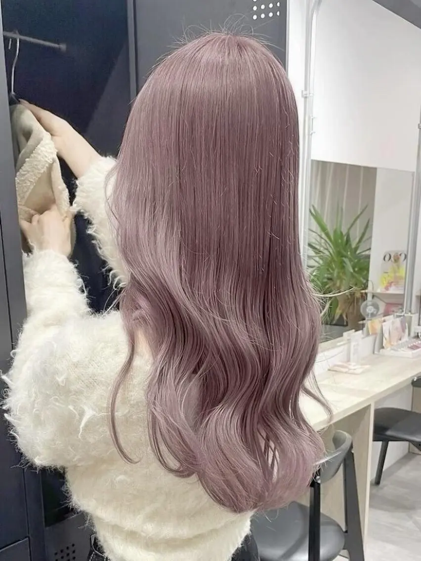 ロング カラー パーマ ロング 🎀ブリーチ ハイト ーン ♡Kanon♡のヘアスタイル
