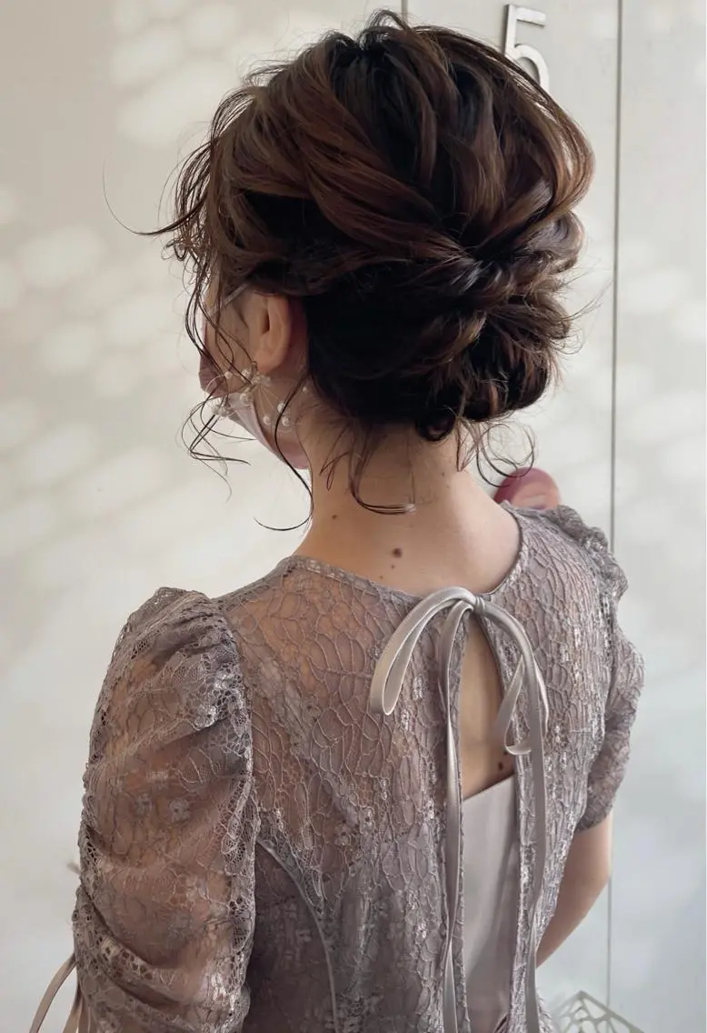 ミディアム ボブ ヘアメイク new meのヘアスタイル