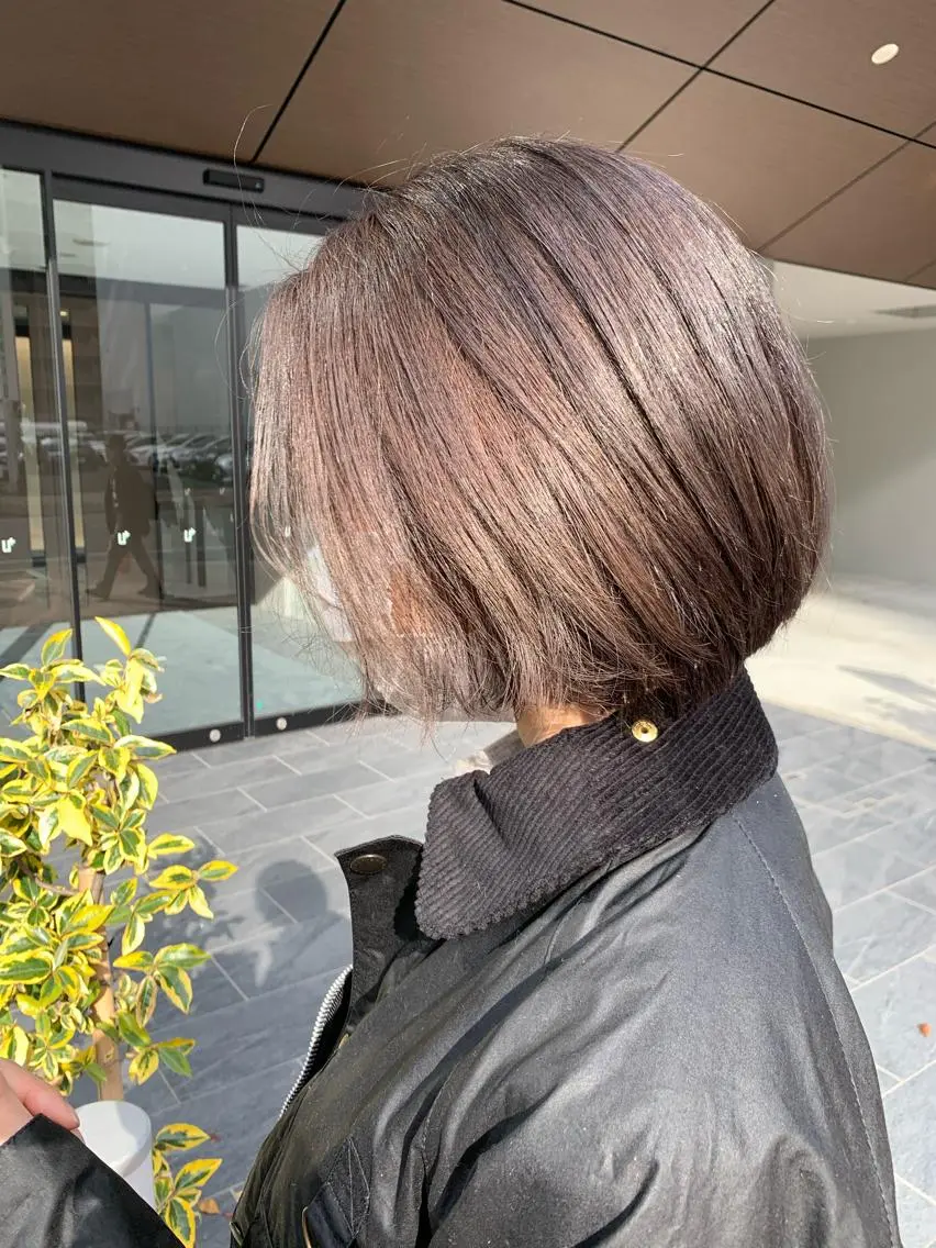 ショート カラー ヘアアレンジ ブリーチ マツオカ マコのヘアスタイル