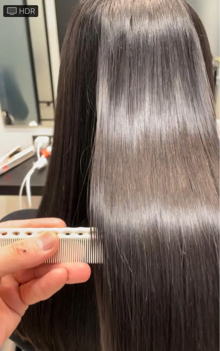 ロング カラー カット ヘアカラー 縮毛矯正 トリートメント 縮毛•酸性矯正特化/ 美髪•髪質改善/KJのヘアスタイル